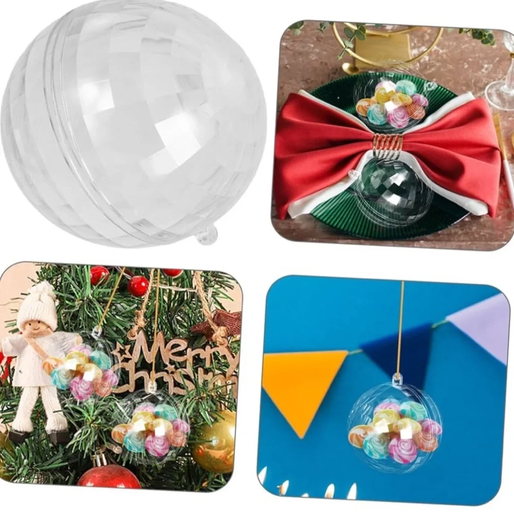 Clear Disco Balls (20) Ornaments for Parties (retail $12 for 5)